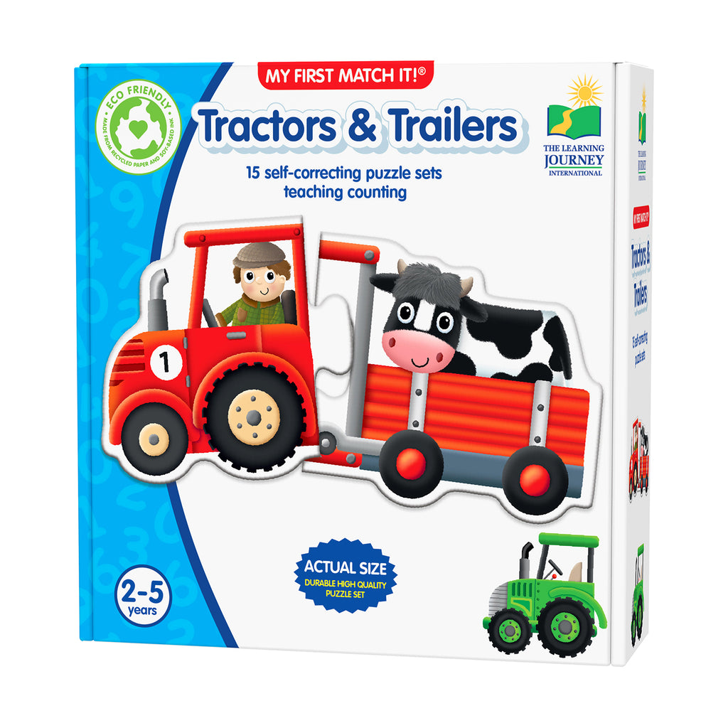 The Learning Journey My First Match It! - Tractors & Trailers
