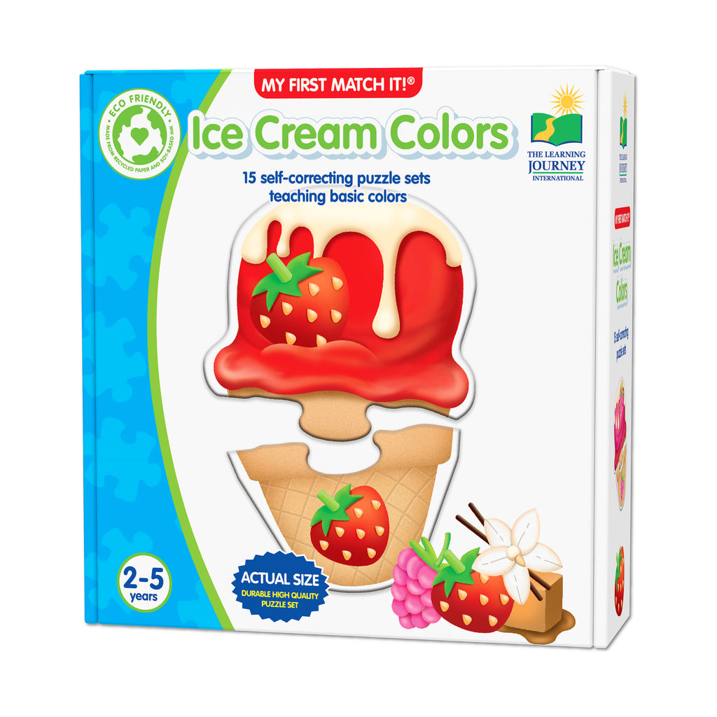 The Learning Journey My First Match It! - Ice Cream Colors
