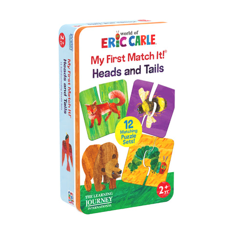 The Learning Journey The World of Eric Carle My First Match It! Tin - Heads and Tails