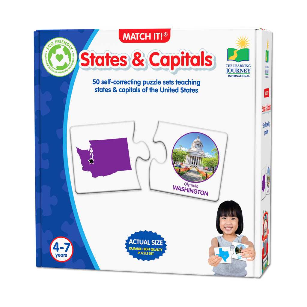 The Learning Journey Match It! - States & Capitals