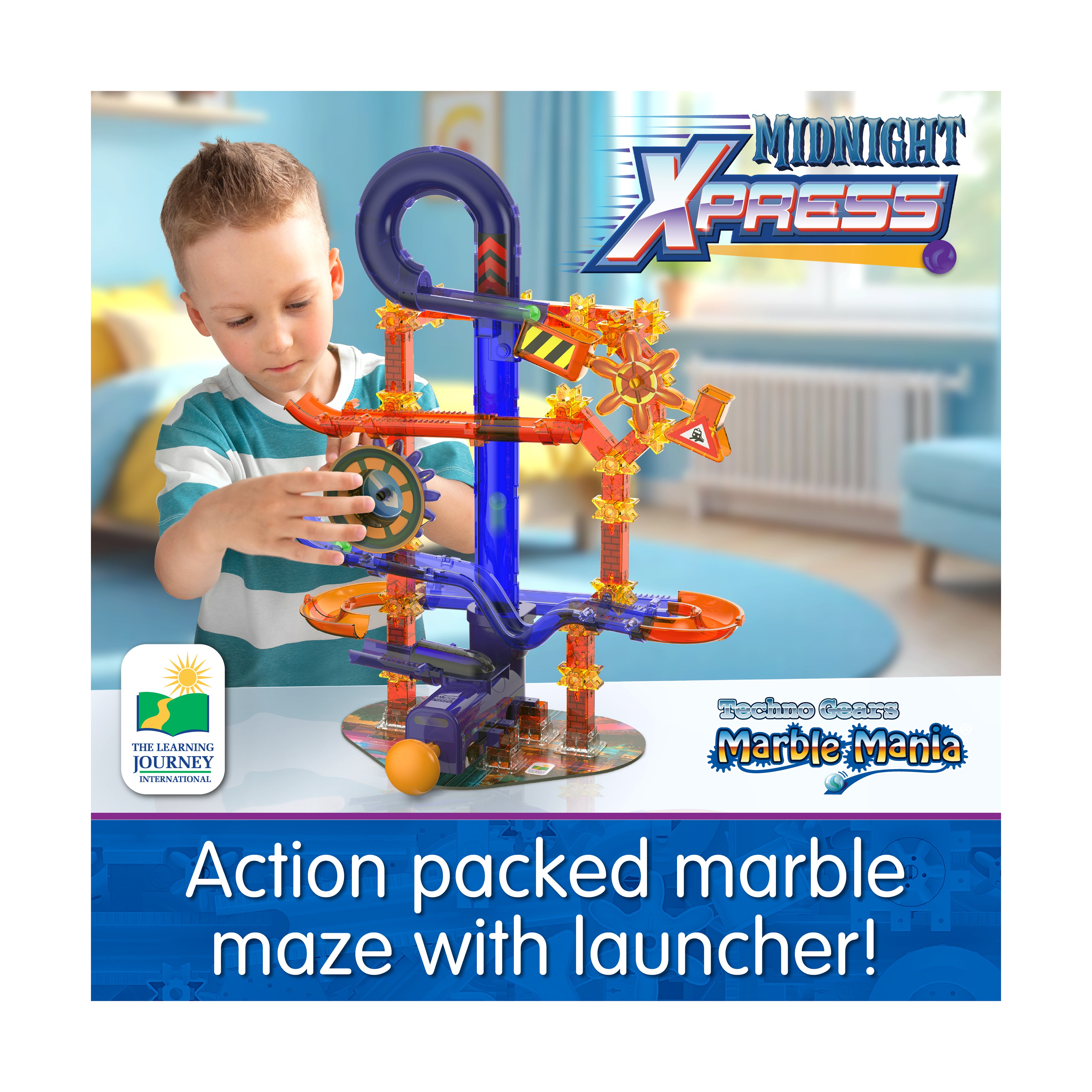 Techno Gears Marble Mania - Midnight Xpress: 80+ Pcs | AreYouGame