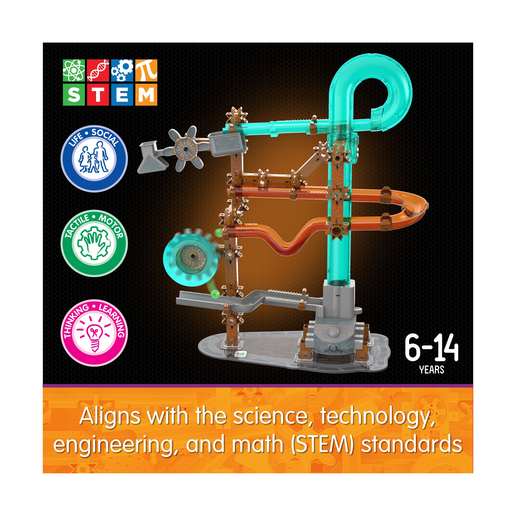 Techno Gears Marble Mania - Catapult Launch: 80+ Pcs | AreYouGame