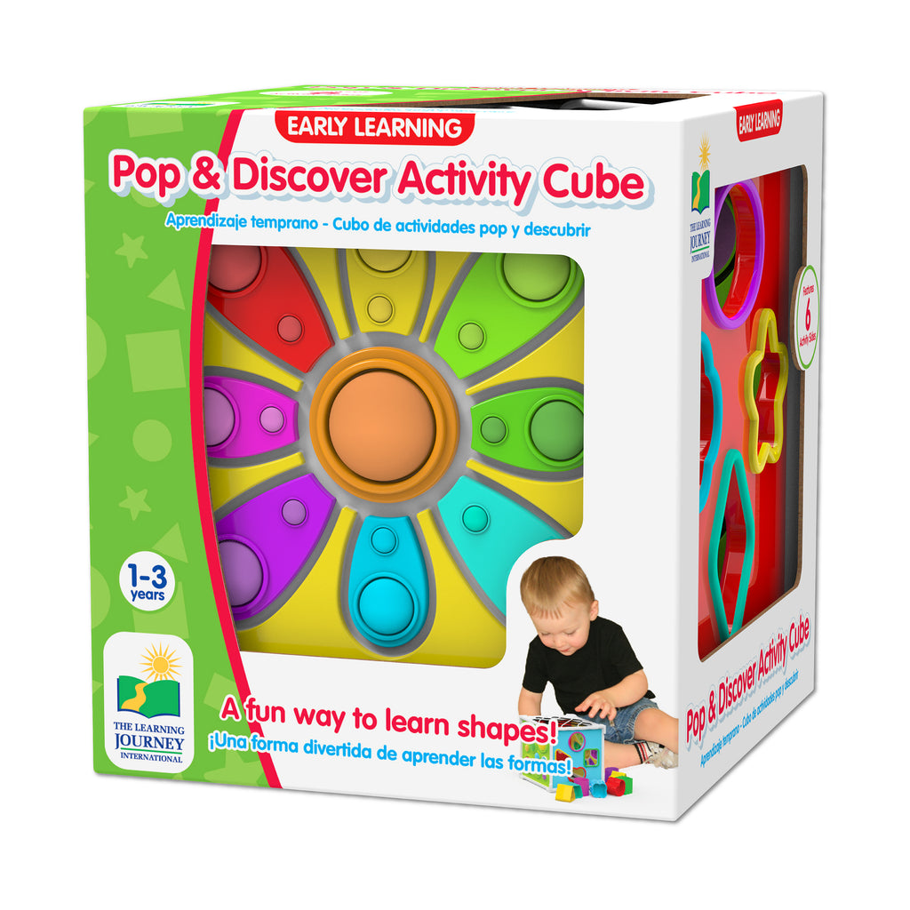 The Learning Journey Early Learning - Pop & Discover Activity Cube