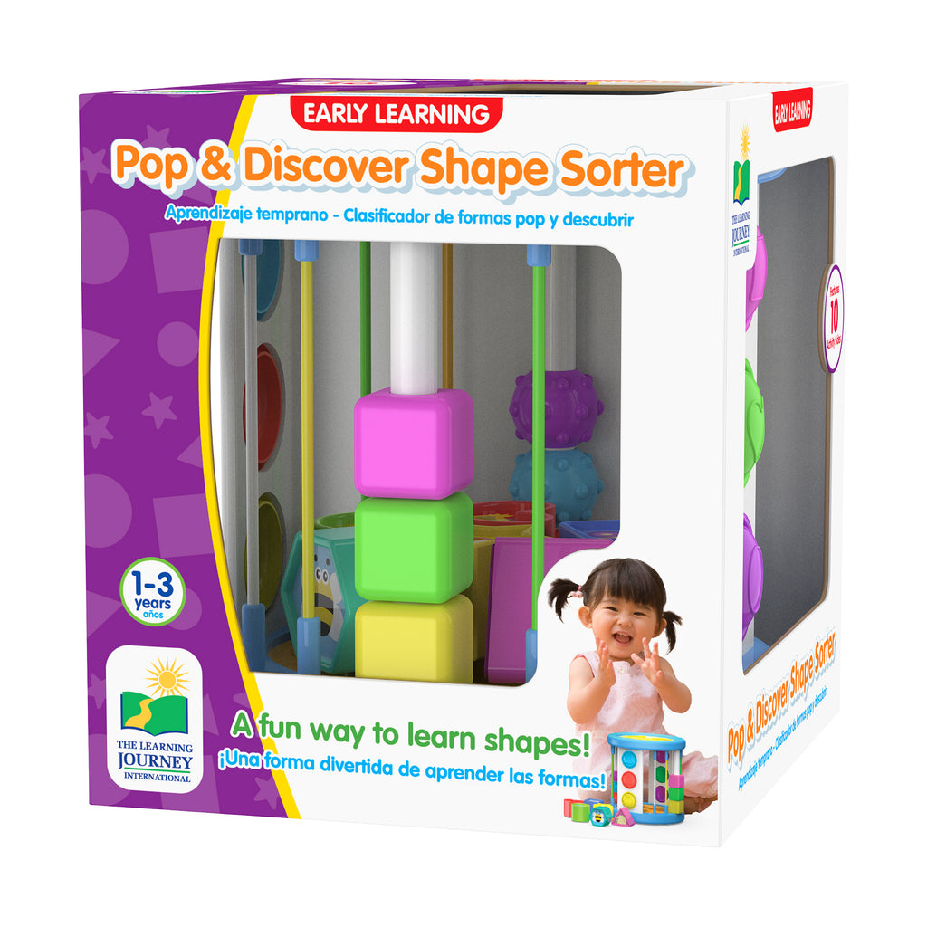 The Learning Journey Early Learning - Pop & Discover Shape Sorter