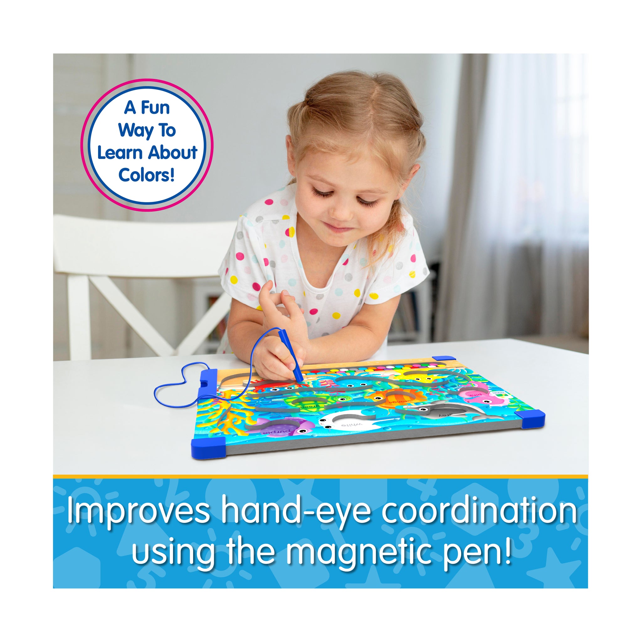Sort & Learn Magnetic Puzzle - Colors | AreYouGame – AreYouGame.com