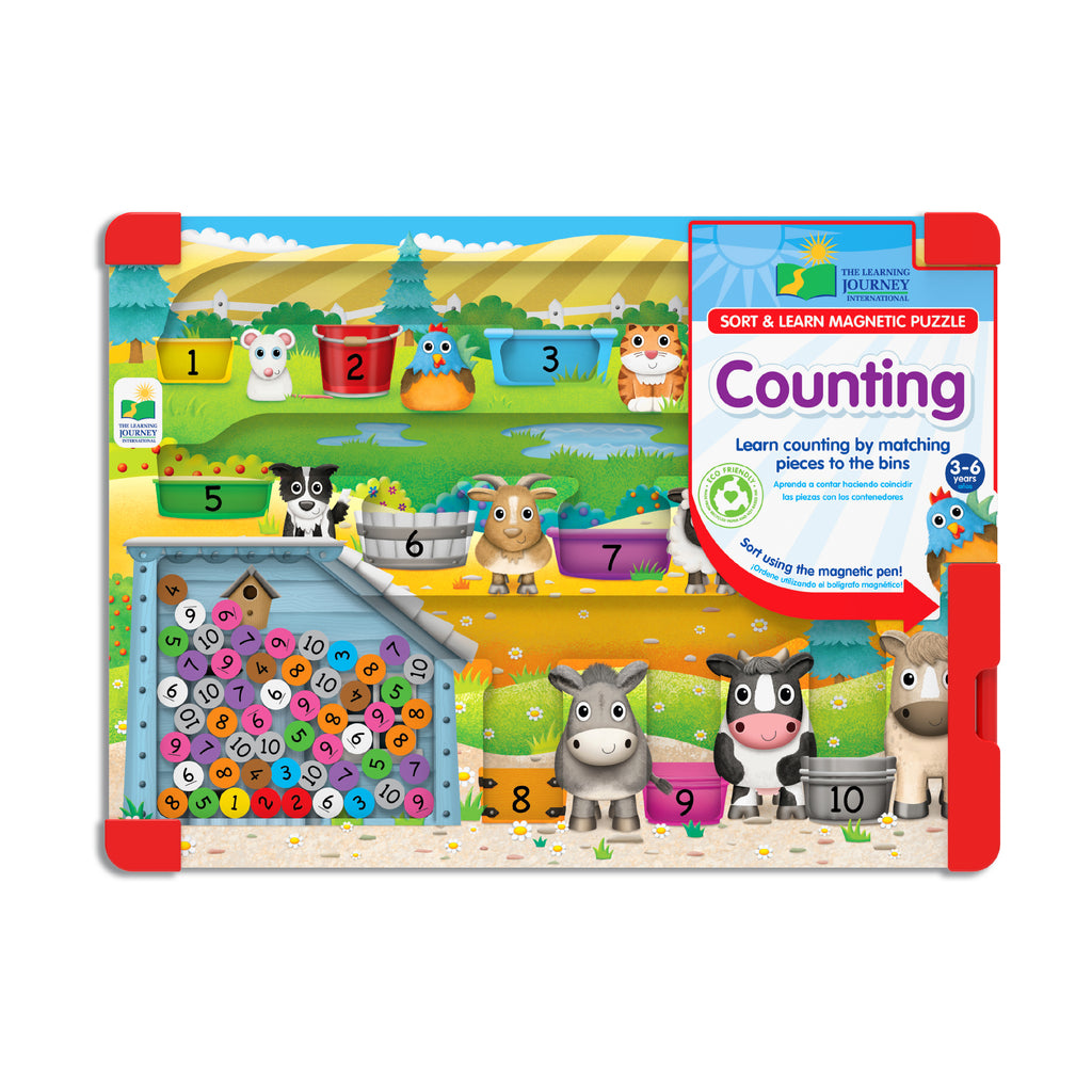 The Learning Journey Sort & Learn Magnetic Puzzle - Counting