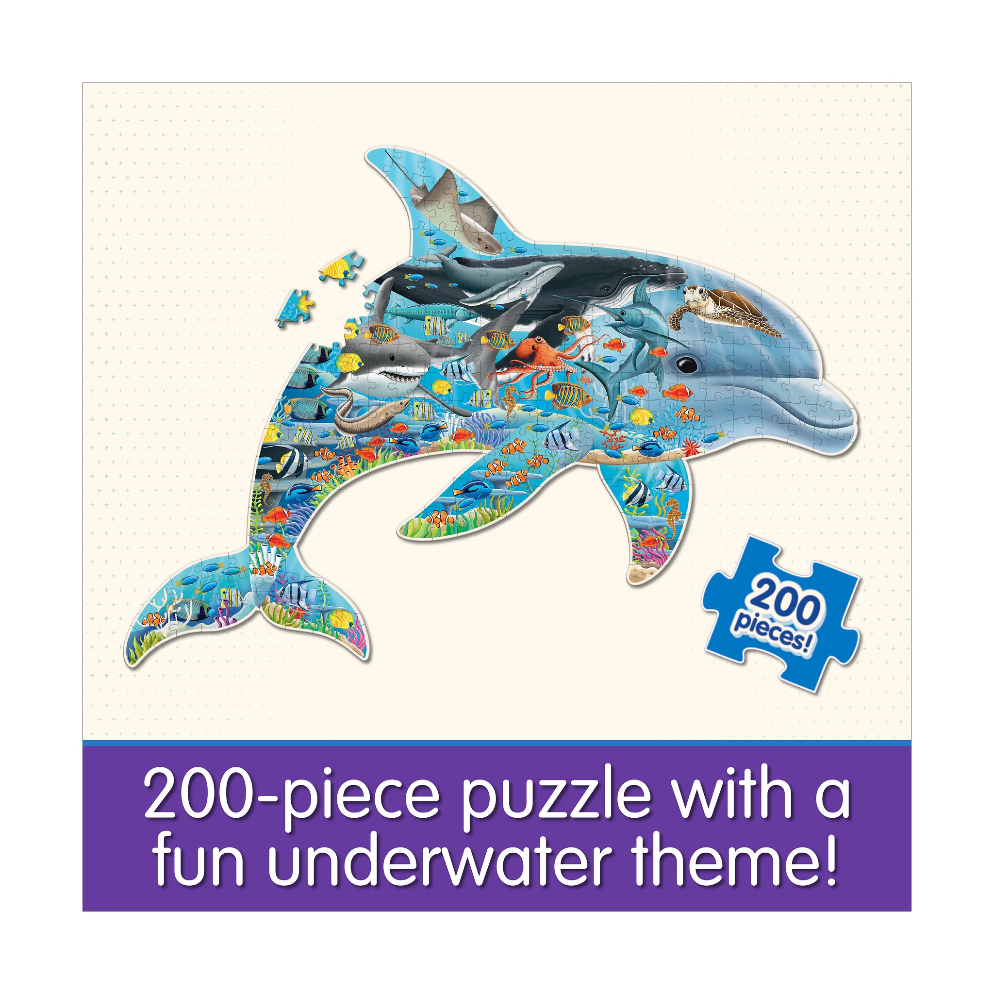 Wildlife World Puzzle - Sea Life: 200 Pcs | AreYouGame