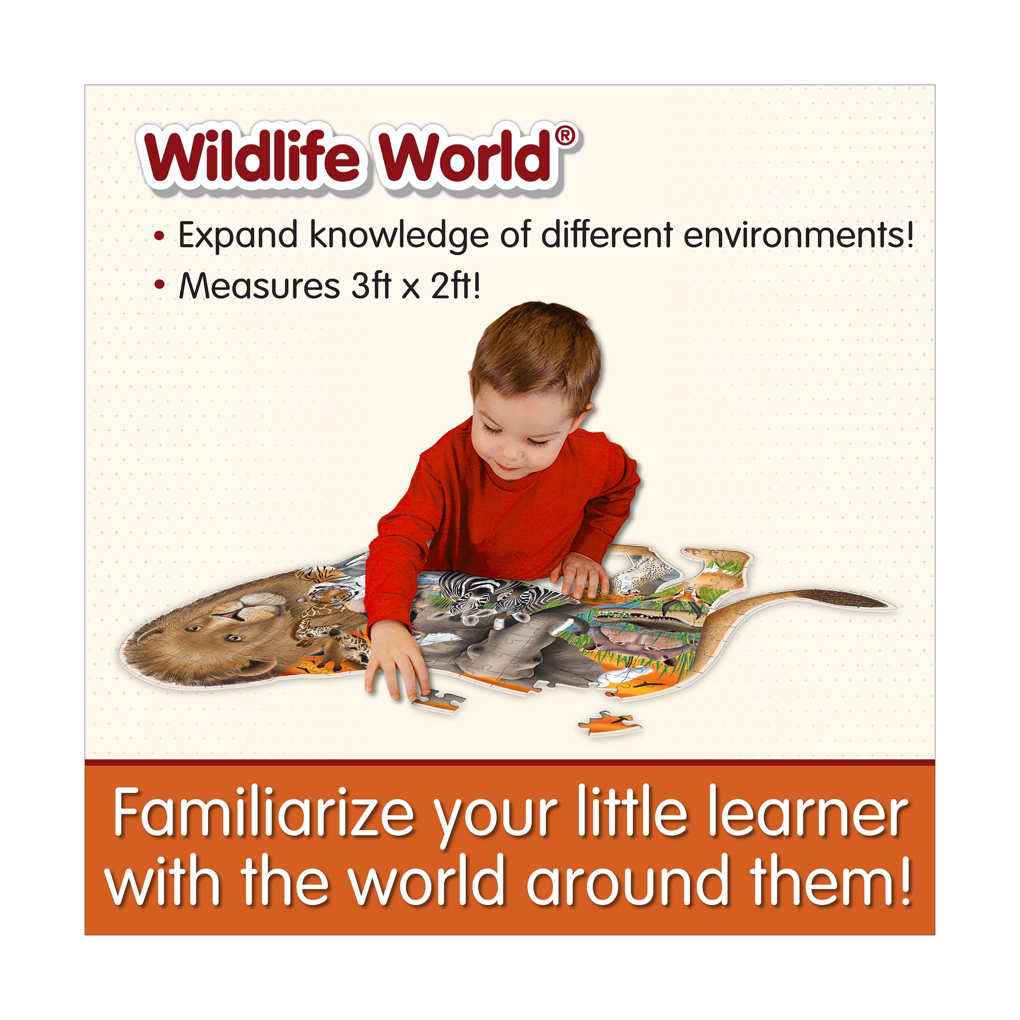 Wildlife World Puzzle - Safari: 200 Pcs | Jigsaw Puzzles