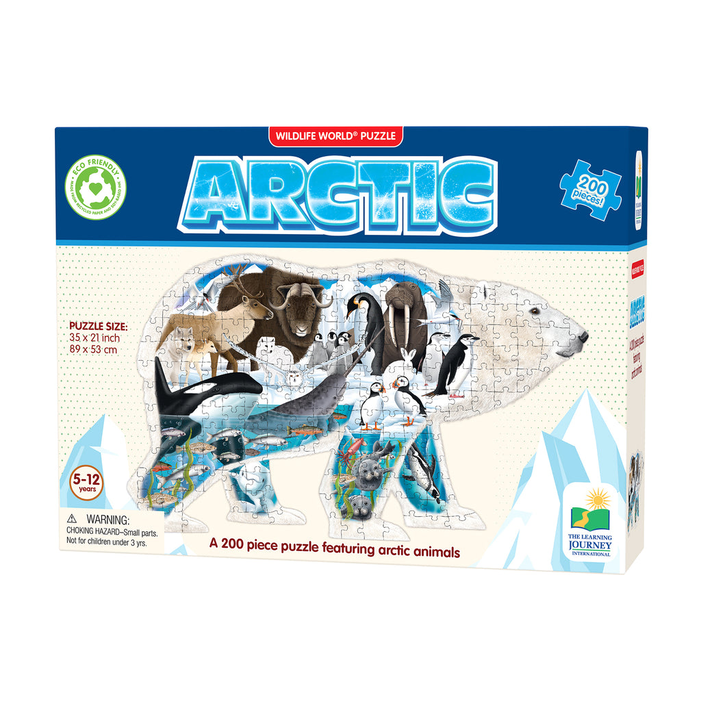 The Learning Journey Wildlife World Puzzle - Artic: 200 Pcs