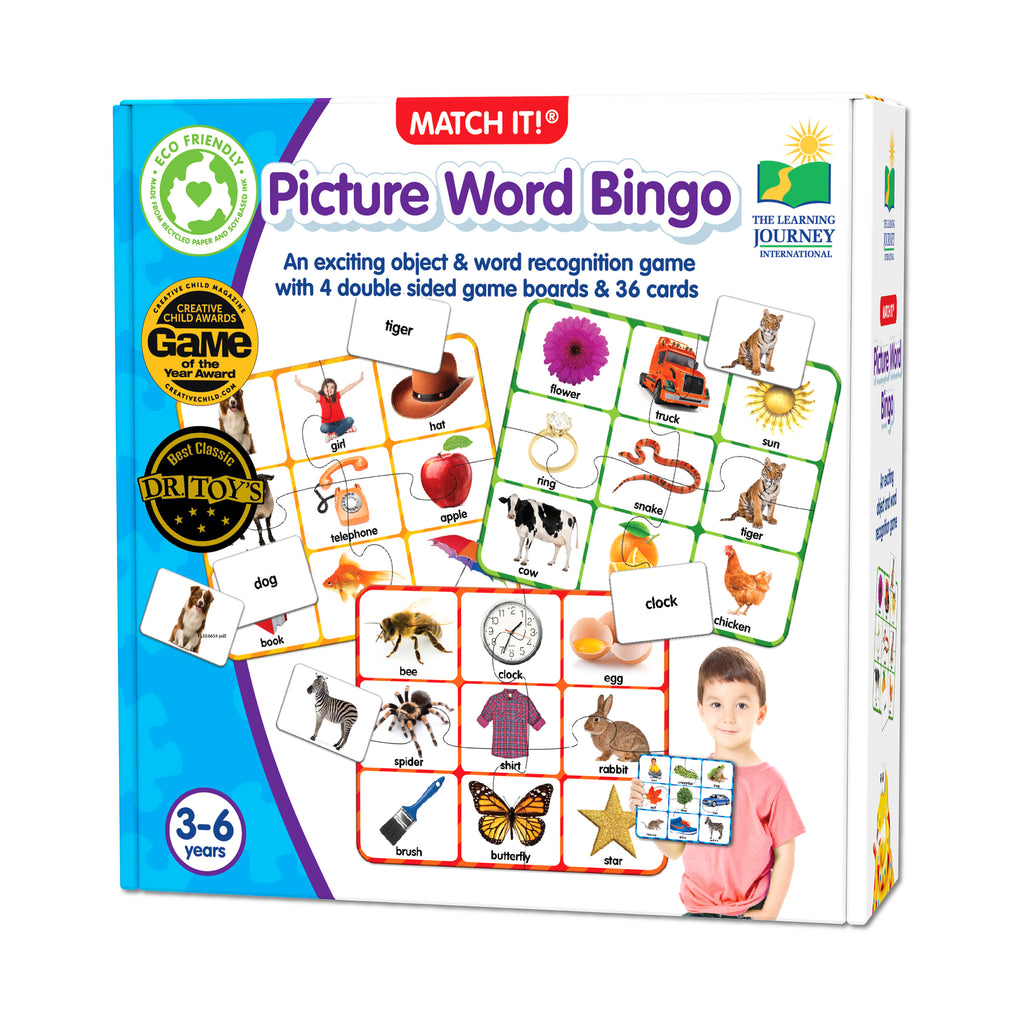 The Learning Journey Match It! - Picture Word Bingo