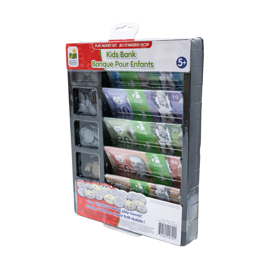 The Learning Journey Play Money Set - Kids Bank (Canadian Edition)