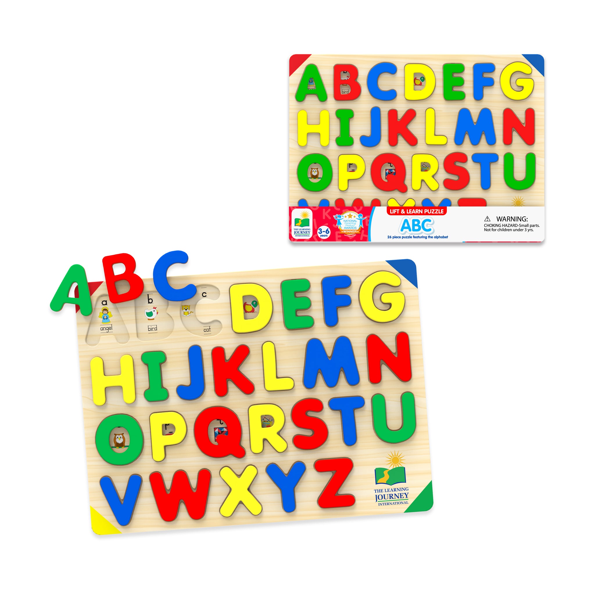 ABCページ Lift & Learn Puzzle - ABC: 26 Pcs Puzzles | AreYouGame