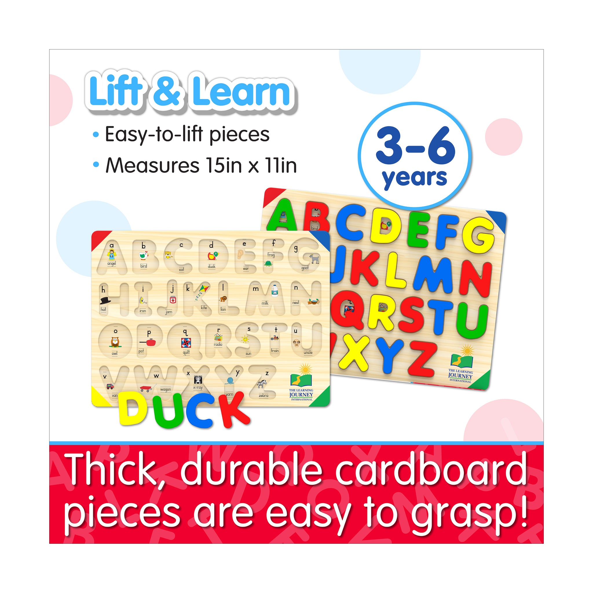 Lift & Learn Puzzle - ABC: 26 Pcs Puzzles | AreYouGame