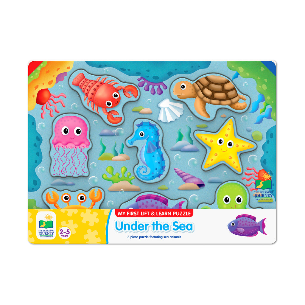 The Learning Journey My First Lift & Learn Puzzle - Under the Sea: 8 Pcs