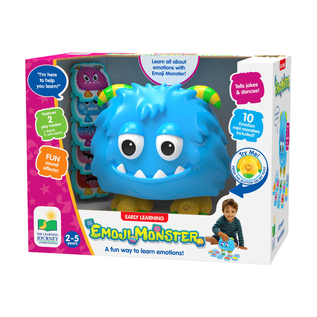 The Learning Journey Learn with Me - Emoji Monster