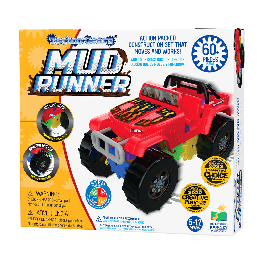 The Learning Journey Techno Gears - Mud Runner: 60+ Pcs
