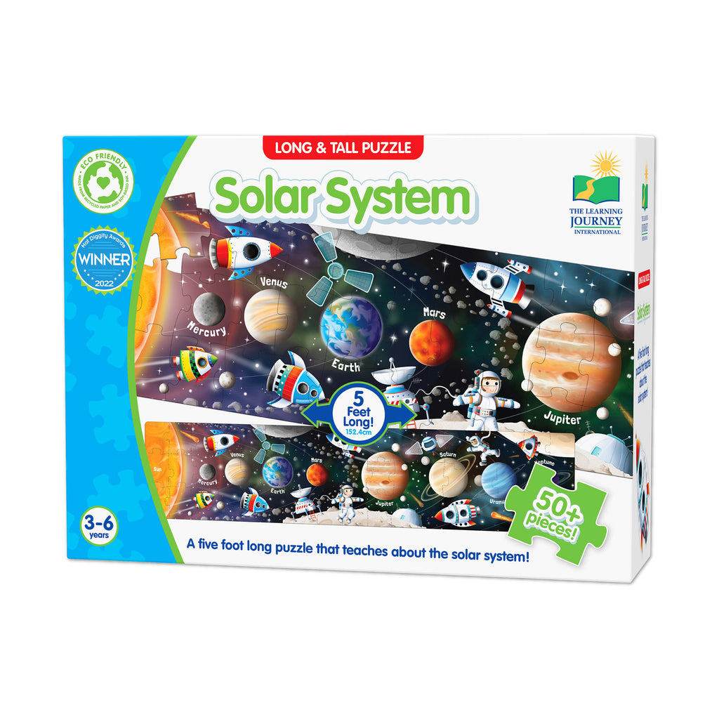 The Learning Journey Long & Tall Puzzle - Solar System: 50+ Pcs