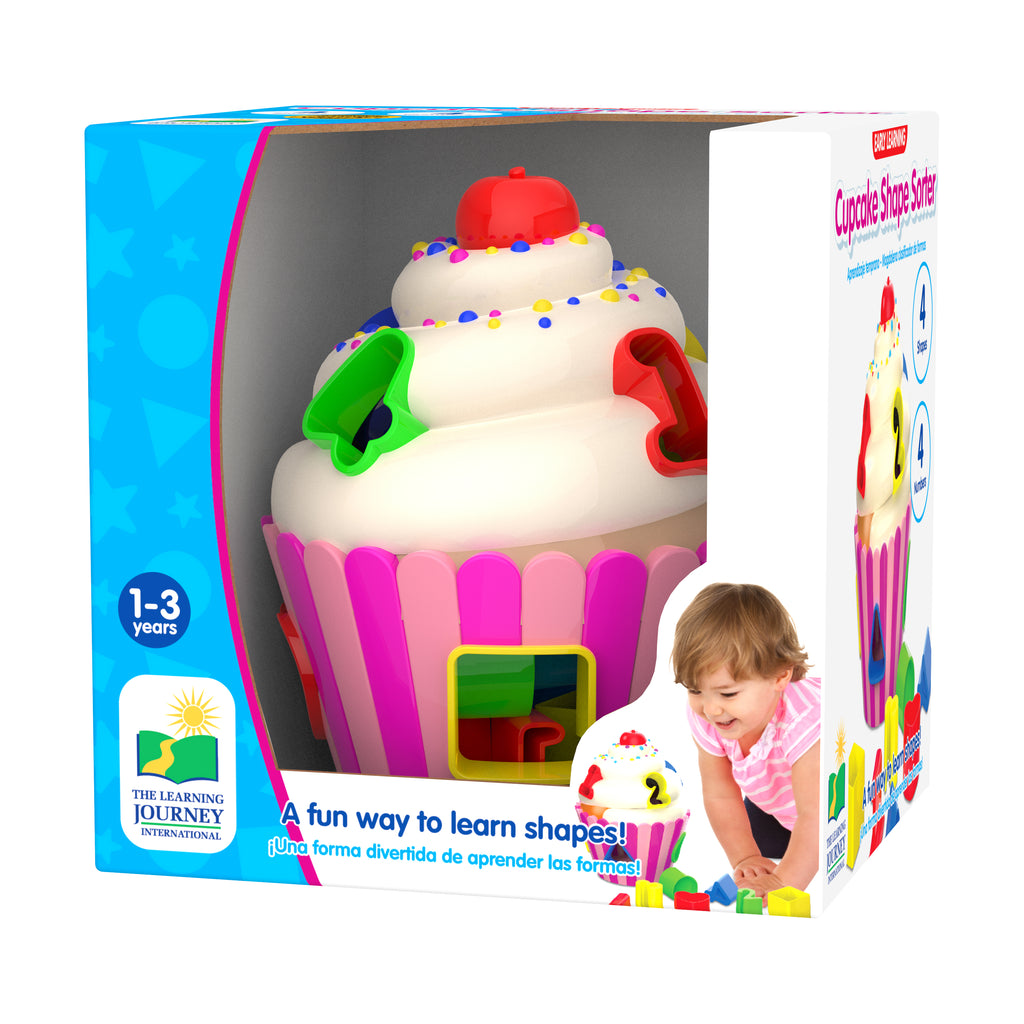 The Learning Journey Early Learning - Cupcake Shape Sorter