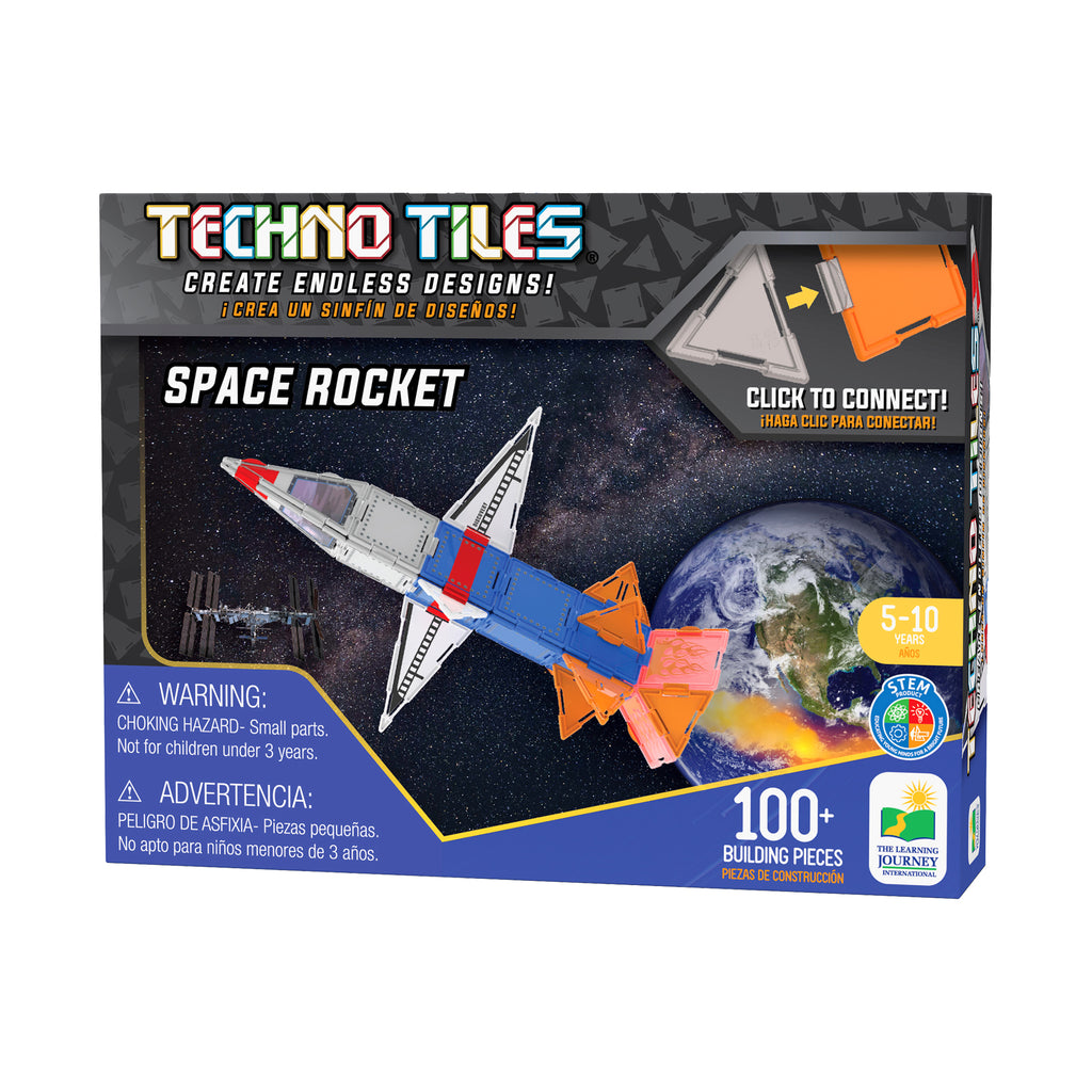 The Learning Journey Techno Tiles - Space Rocket: 100+ Pcs