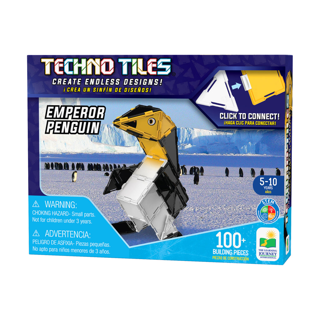 The Learning Journey Techno Tiles - Emperor Penguin: 100+ Pcs