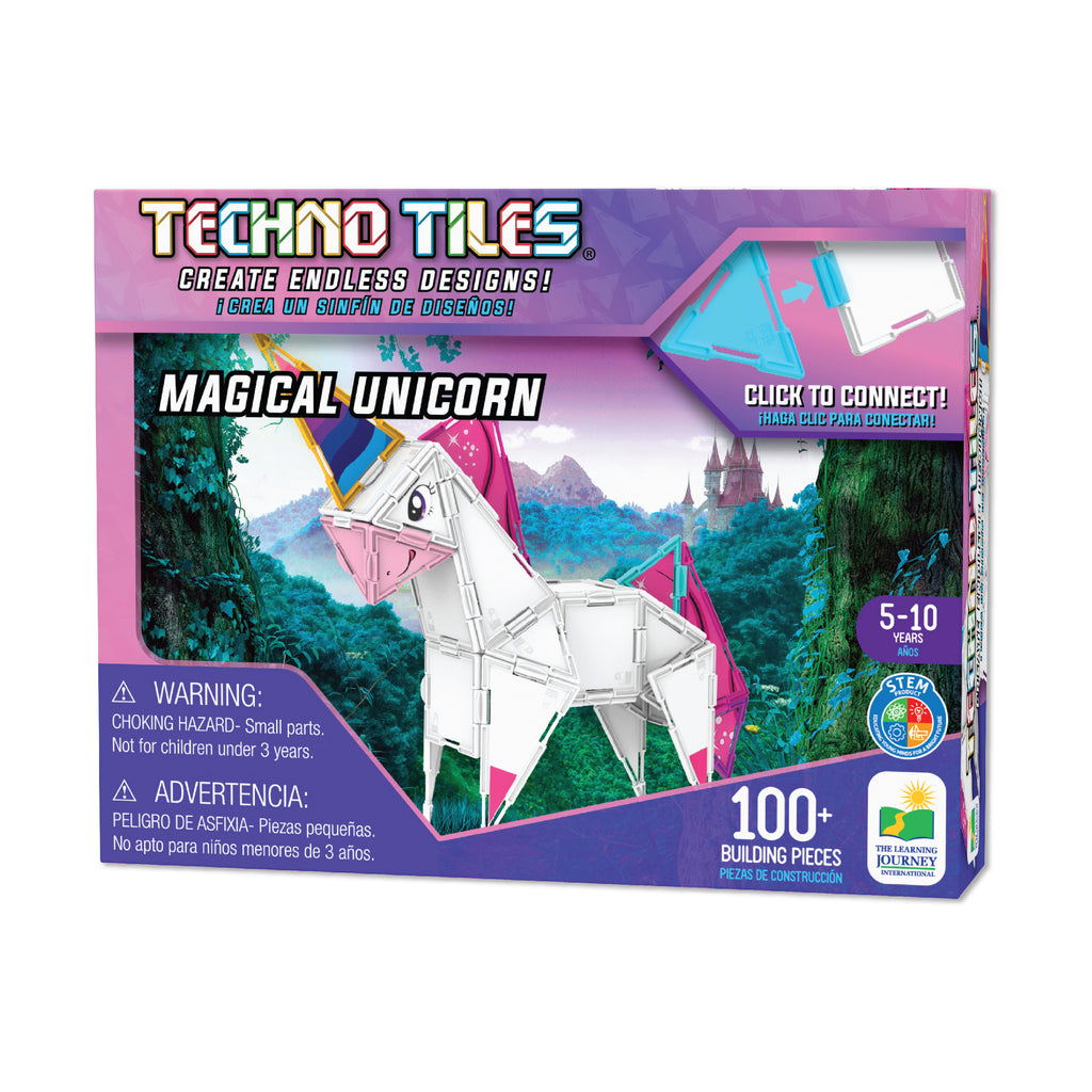 The Learning Journey Techno Tiles - Magical Unicorn: 100+ Pcs