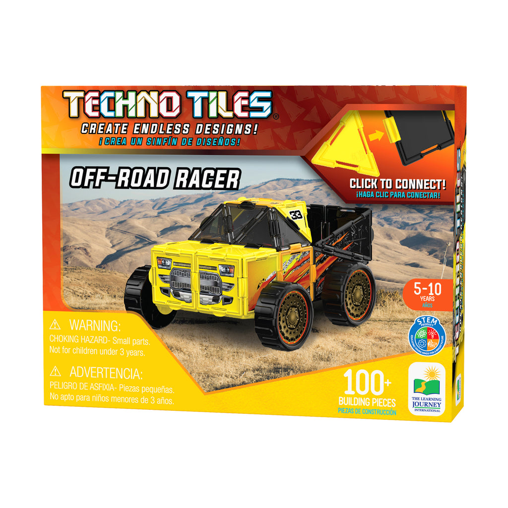 The Learning Journey Techno Tiles - Off-Road Racer: 100+ Pcs