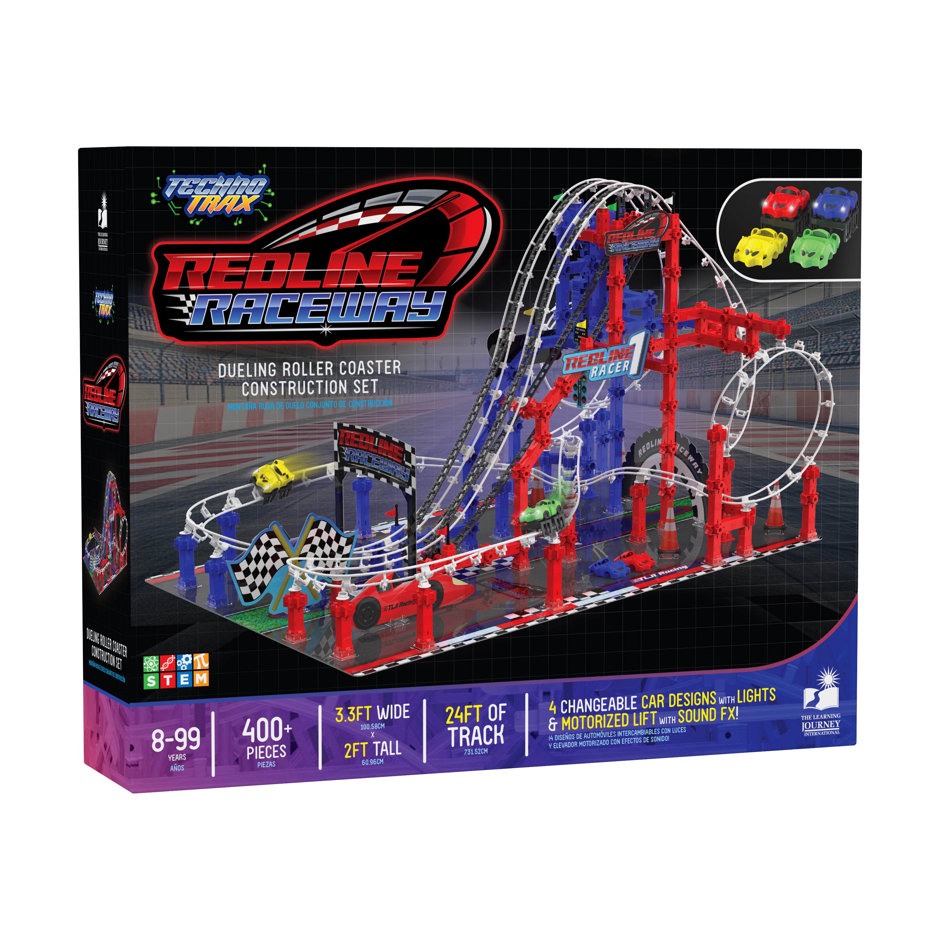 Techno Trax - Redline Raceway: 400+ Pcs | AreYouGame – AreYouGame.com
