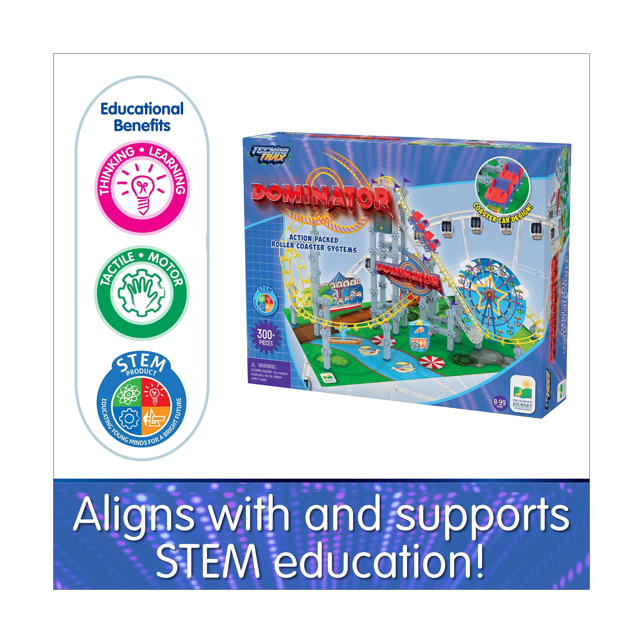 Techno Trax - Dominator: 300+ Pcs | AreYouGame – AreYouGame.com