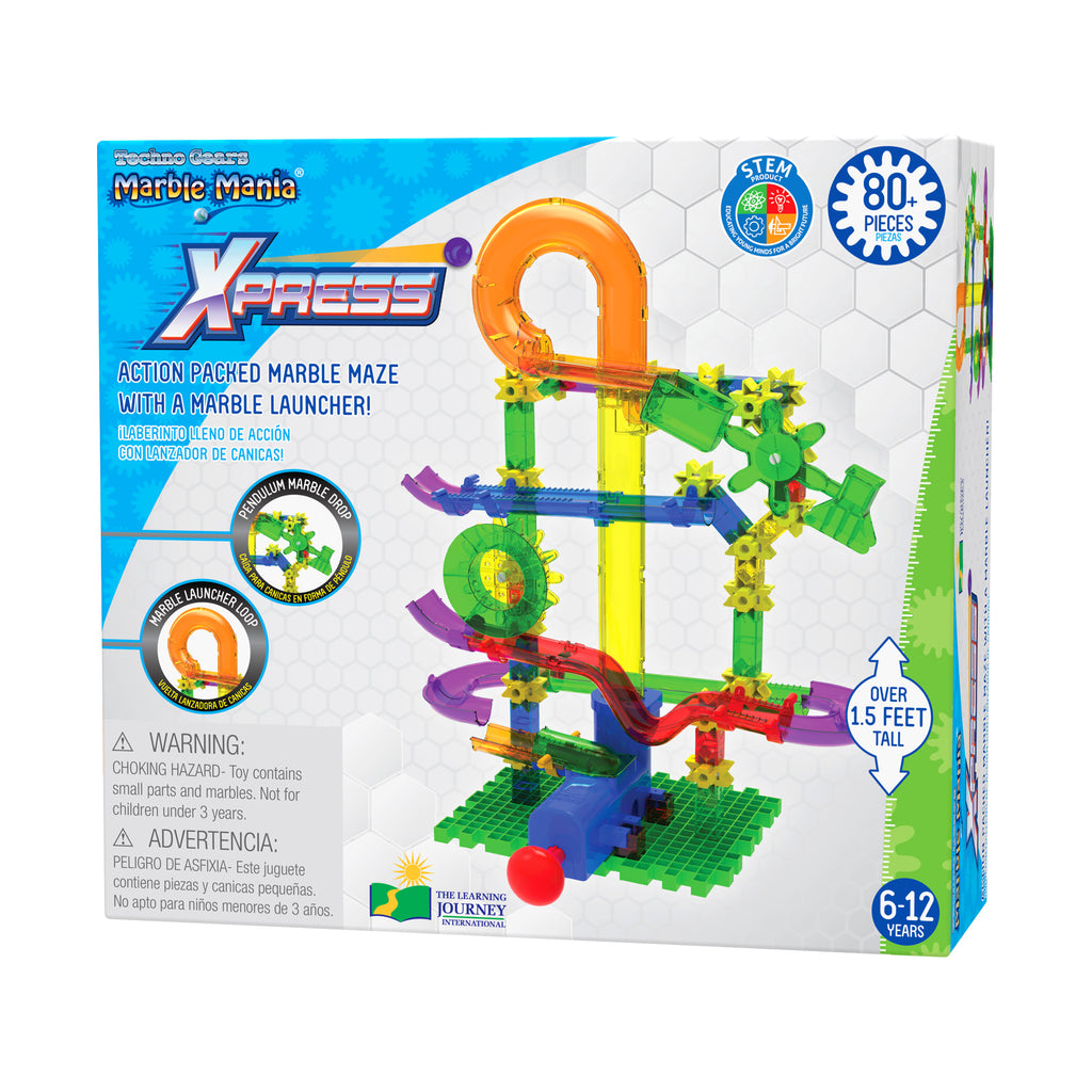 The Learning Journey Techno Gears Marble Mania - Xpress: 80+ Pcs