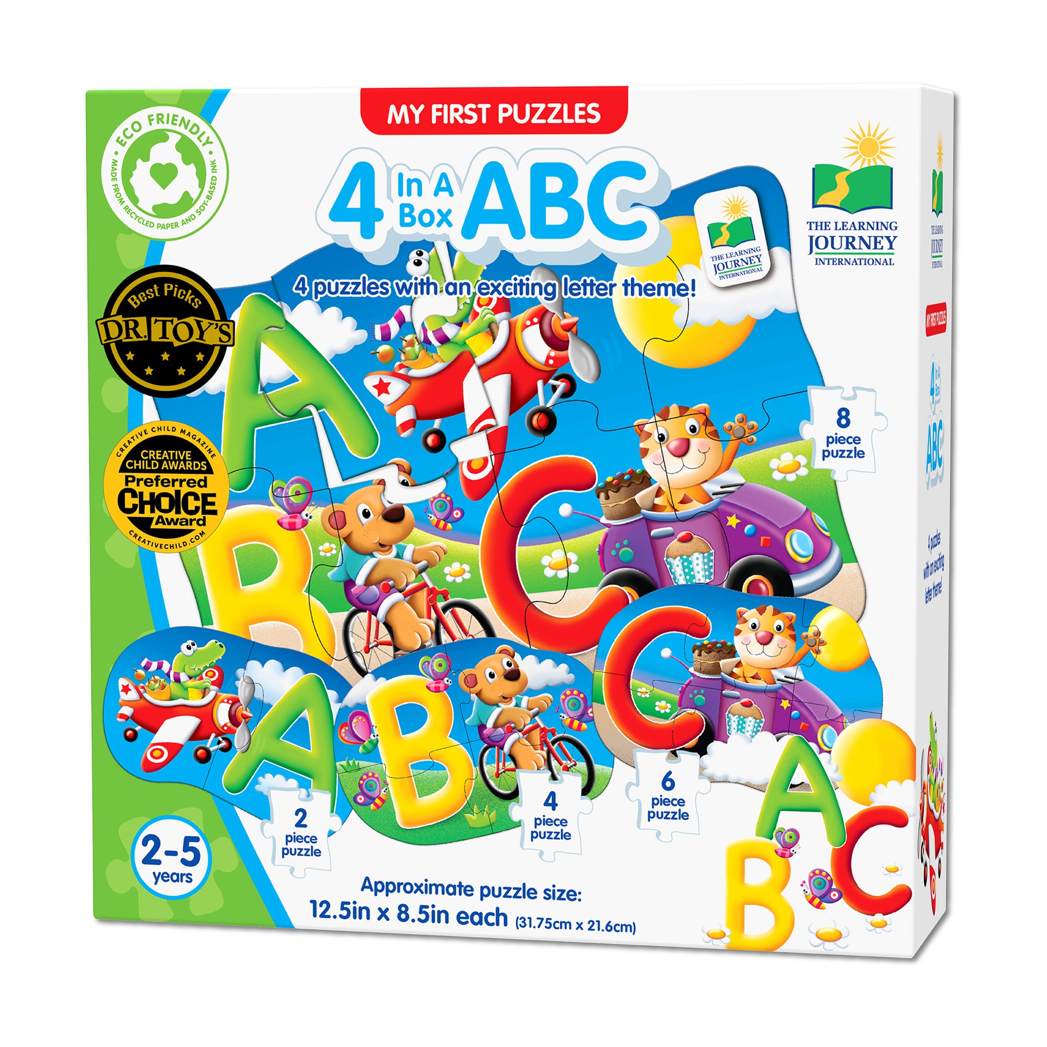 ゲームショップABC My First Puzzles - 4 In A Box - ABC: 20 Pcs | AreYouGame