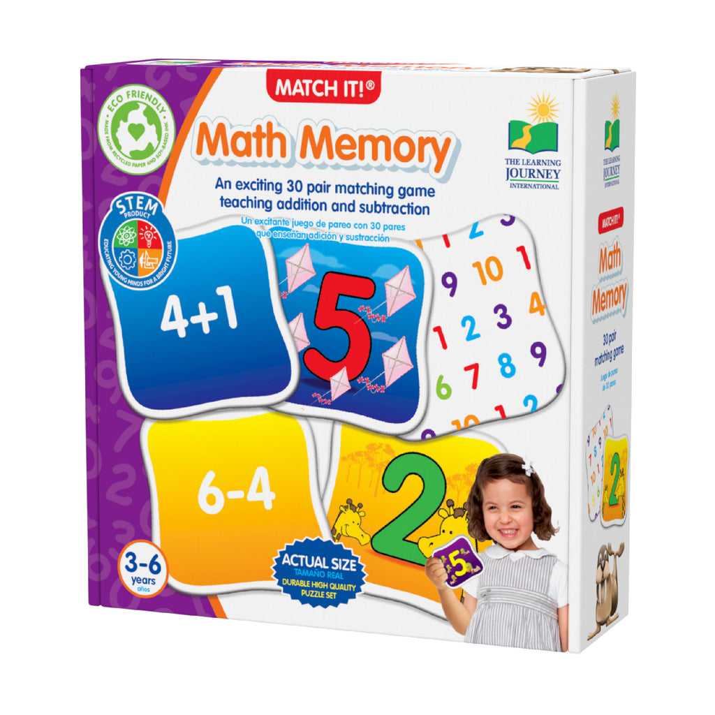 The Learning Journey Match It! - Math Memory