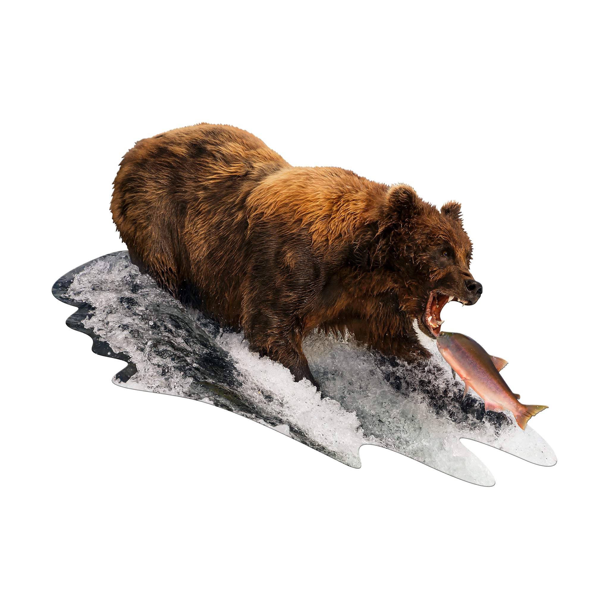 I Am Grizz Animal-Shaped Jigsaw Puzzle: 1000 Pcs | AreYouGame