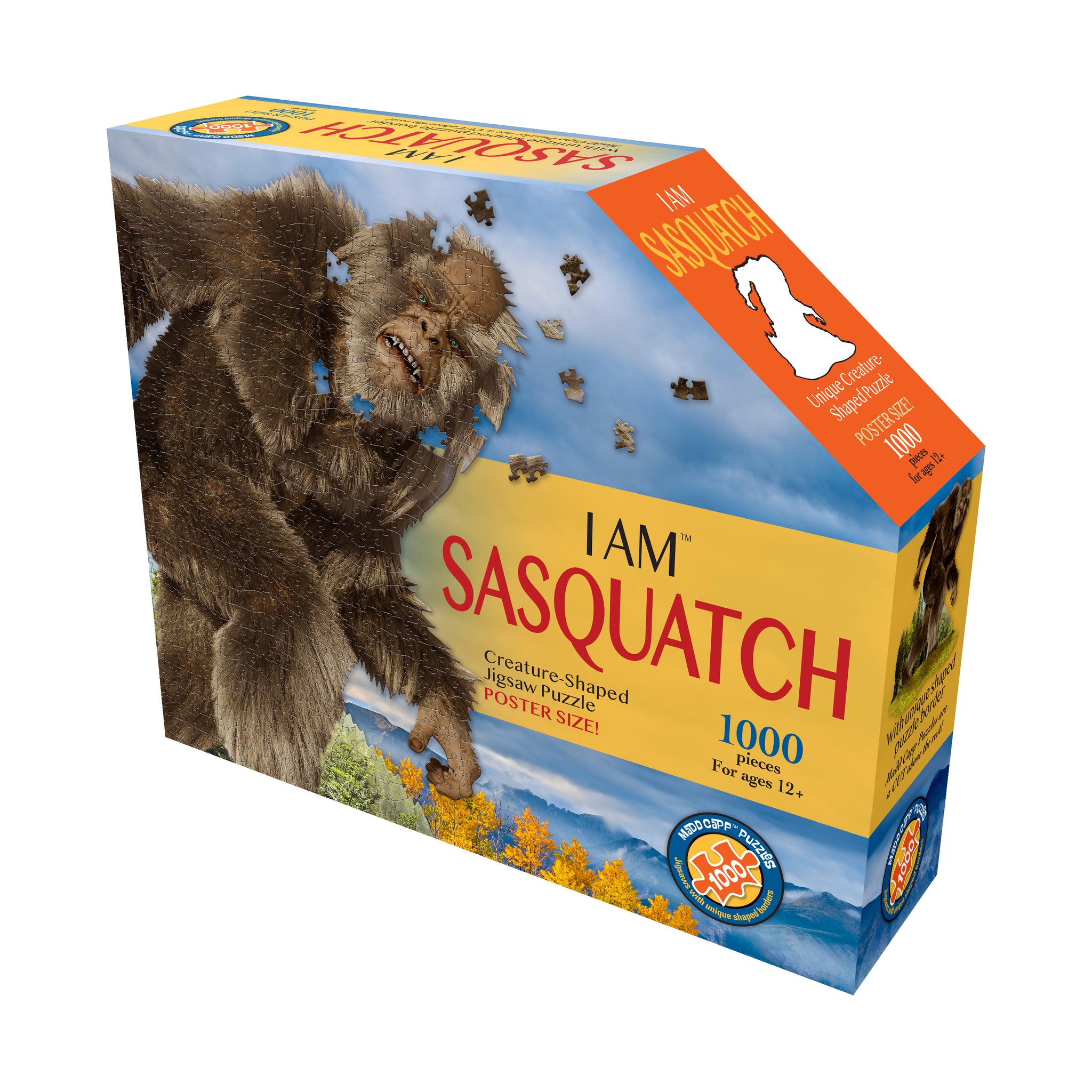 I Am Sasquatch Creature-Shaped Jigsaw Puzzle: 1000 Pcs