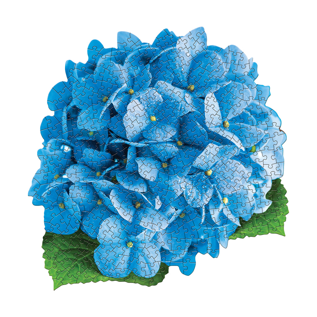 Madd Capp Games I Am Hydrangea Floral-Shaped Jigsaw Puzzle: 350 Pcs