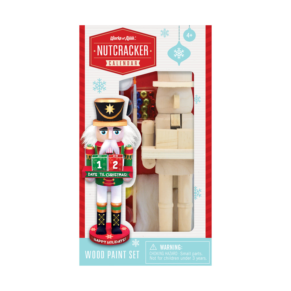 Masterpieces Puzzles Works of Ahhh... Wood Paint Set - Nutcracker Calendar