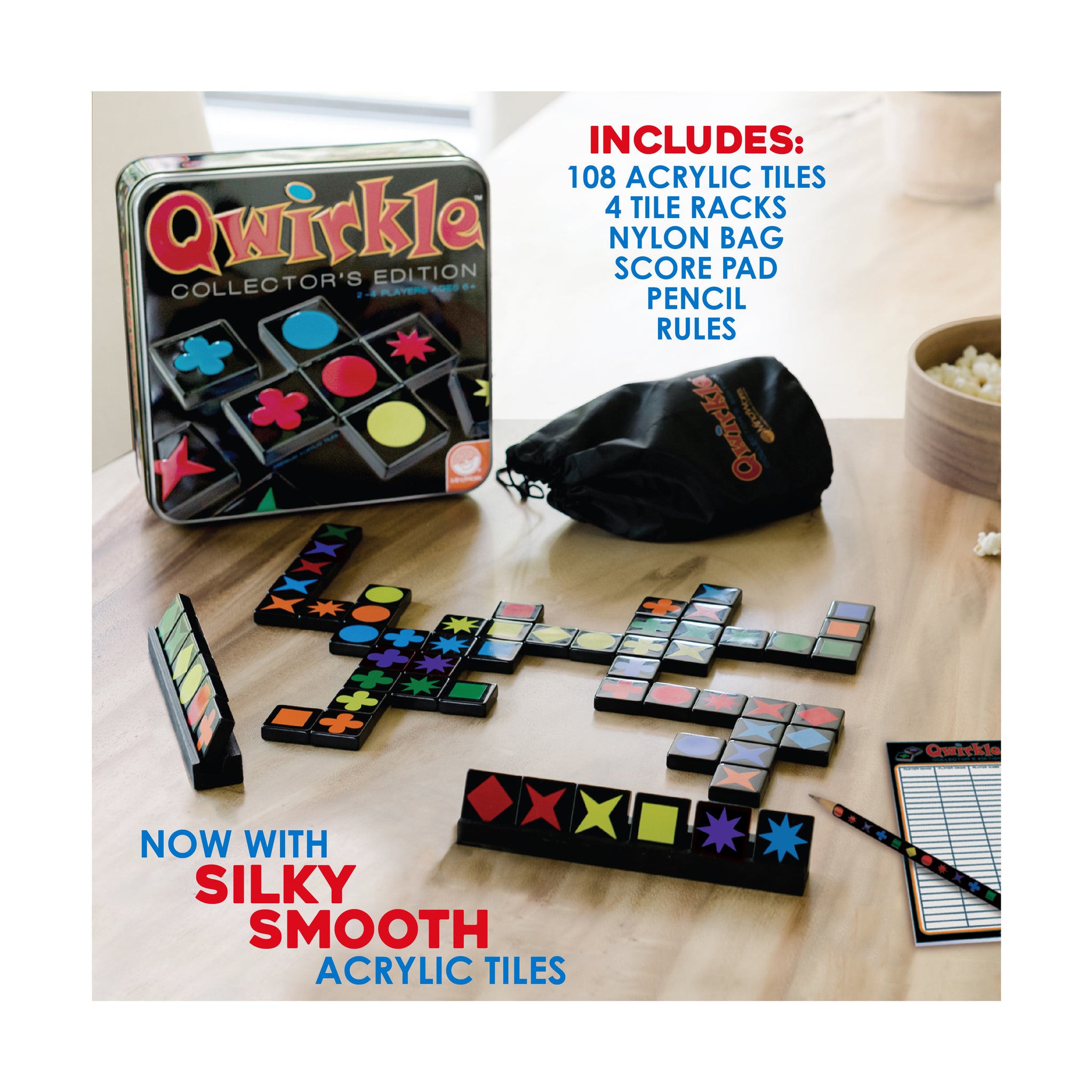 Jogo de Tabuleiro IELLO Qwirkle bonus pack (Idade Mínima Recomendada: 6 Jogo de Tabuleiro IELLO Qwirkle bonus pack (Idade Mínima Recomendada: 6