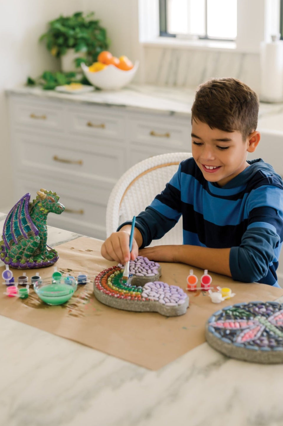 Paint Your Own Stepping Stone - Rainbow | Arts & Crafts