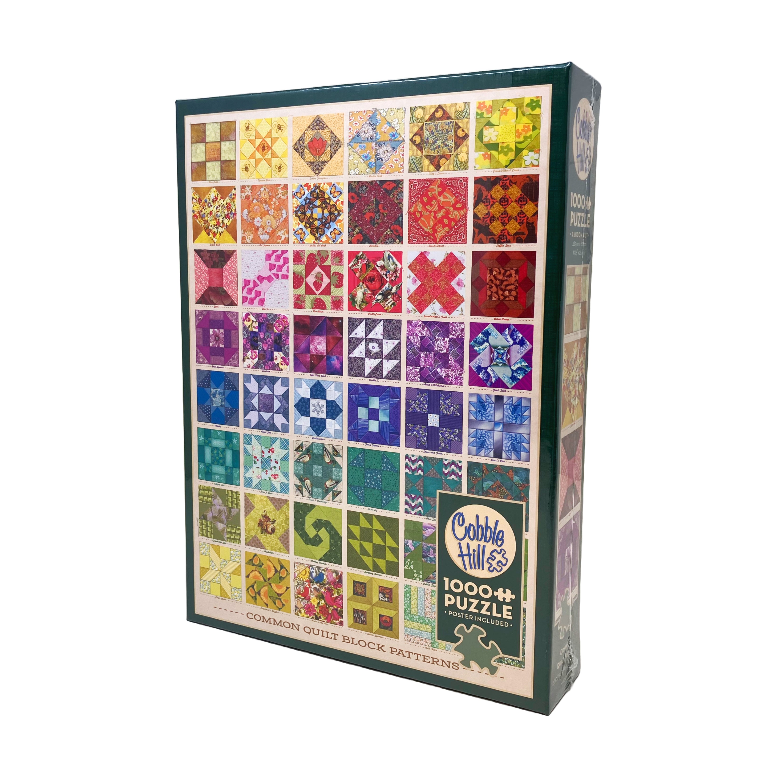 Rainbow Cat Quilt Cobble Hill 1000 Piece Puzzle