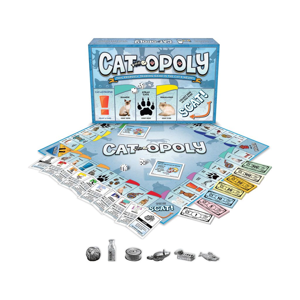 Outset Media Cat-Opoly Board Game