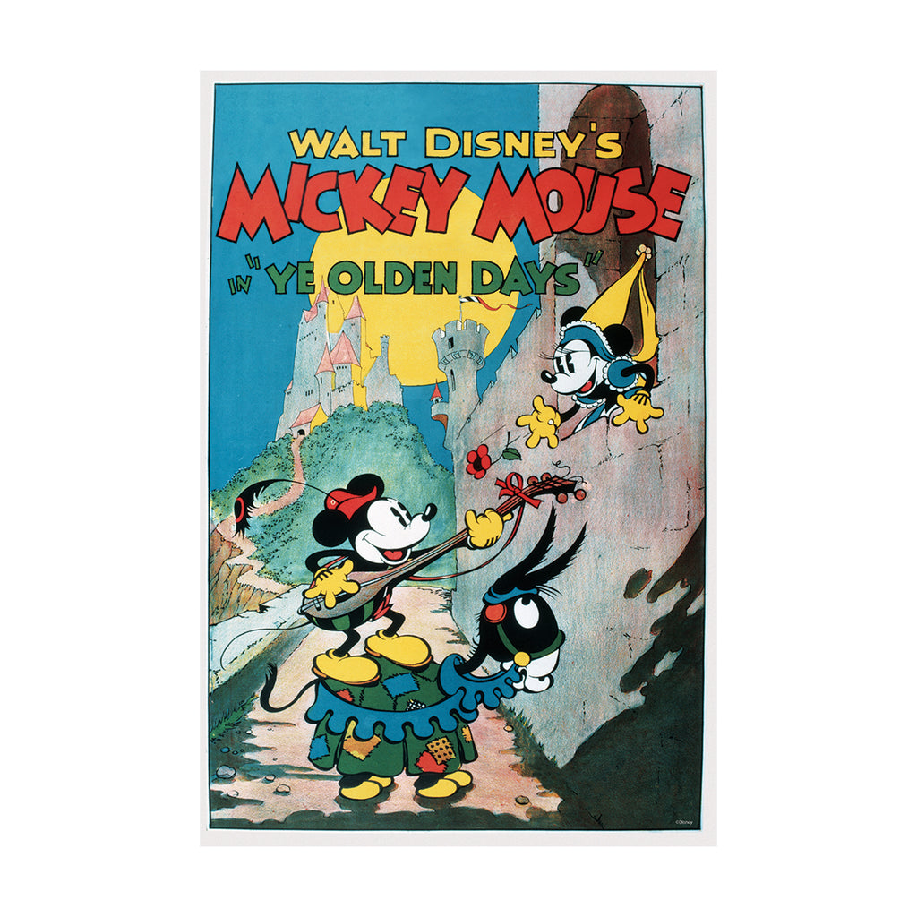 Prime 3D Walt Disney's Mickey Mouse Classic in "Ye Olden Days" 3D Lenticular Jigsaw Puzzle in a Collectible Tin Book: 300 Pcs