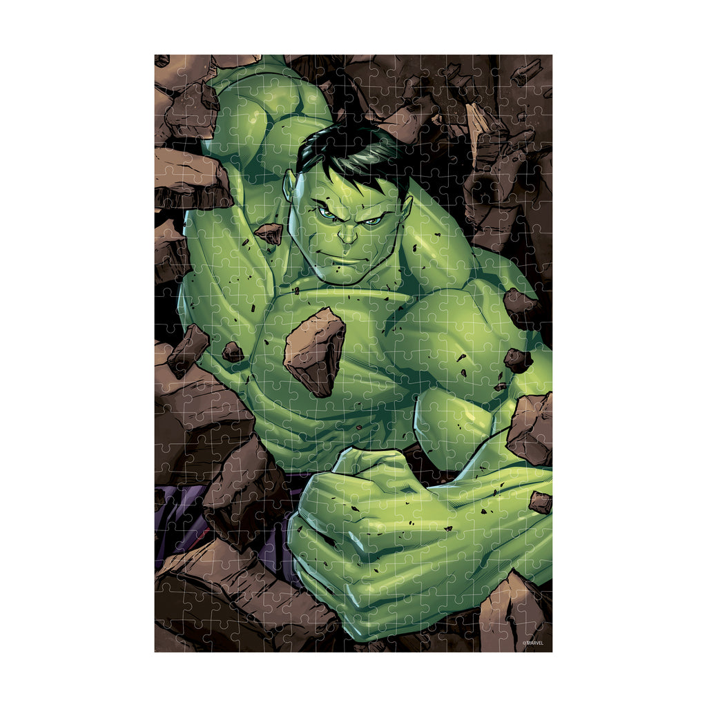Prime 3D Marvel Avengers - The Incredible Hulk 3D Lenticular Jigsaw Puzzle in a Collectible Shaped Tin: 300 Pcs