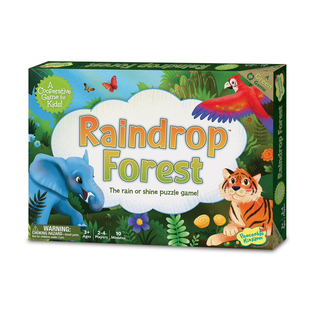 Peaceable Kingdom Raindrop Forest - The Rain or Shine Puzzle Game