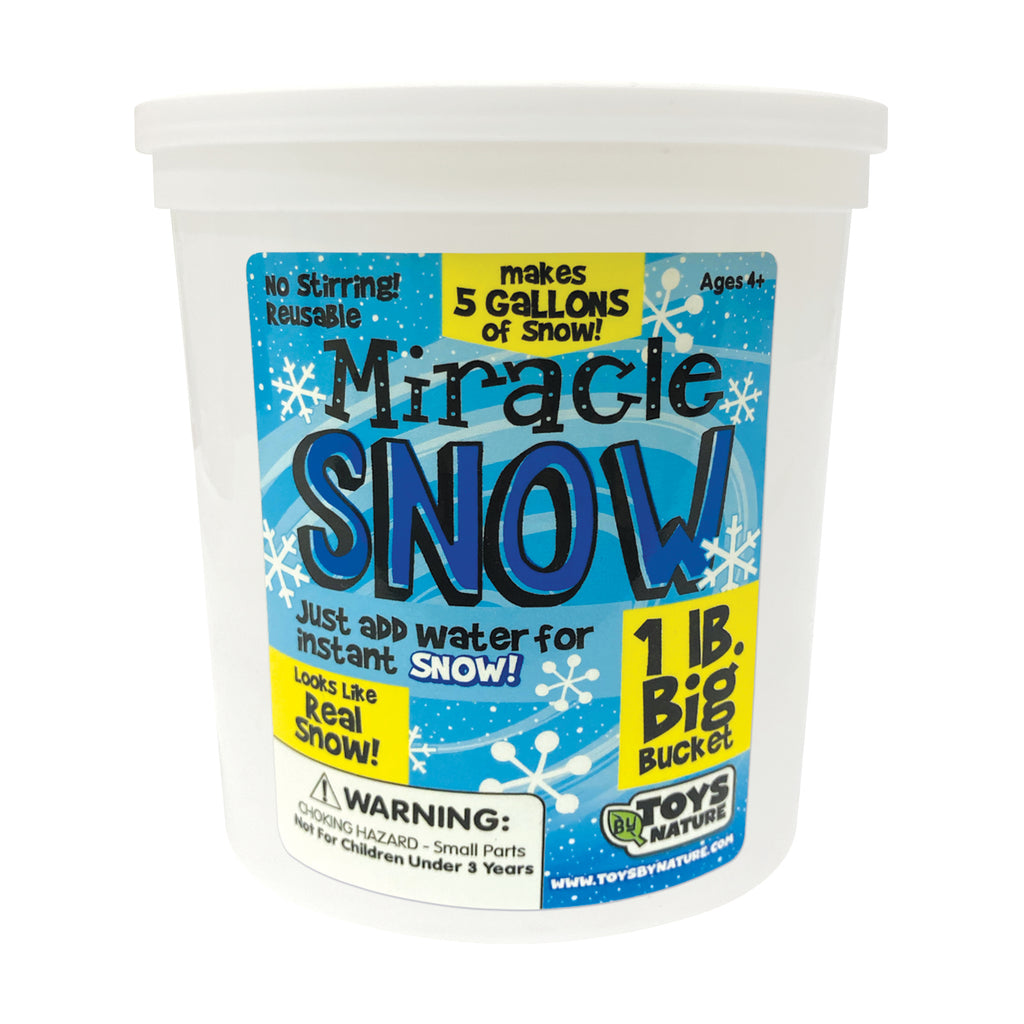 Toys By Nature Miracle Snow 1lb Big Bucket
