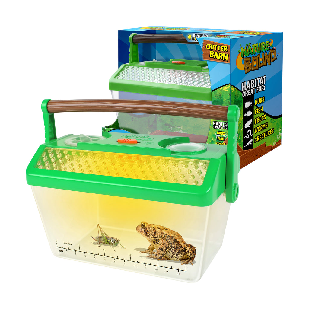 Nature Bound Critter Barn Habitat with Built-in Light