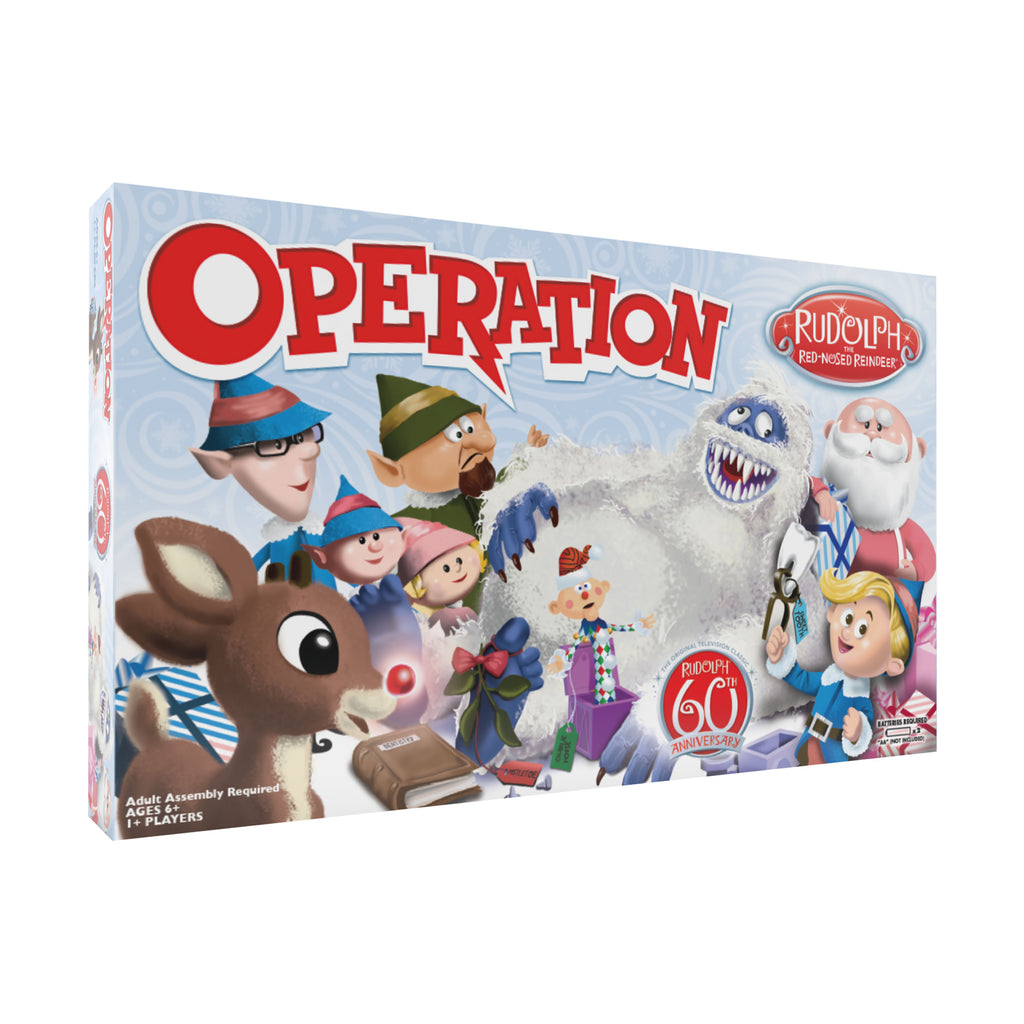 USAopoly Operation - Rudolph the Red-Nosed Reindeer 60th Anniversary Edition