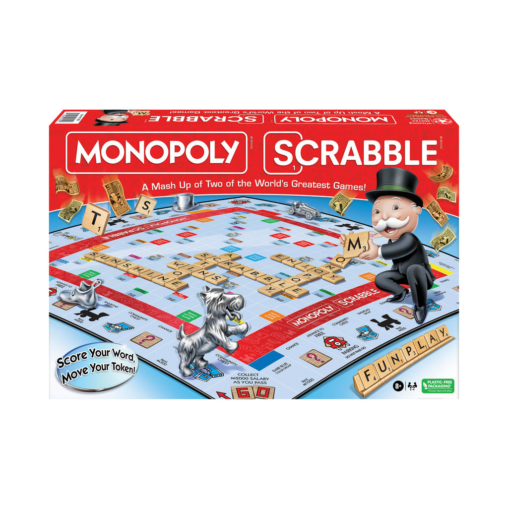 Winning Moves Monopoly Scrabble Game