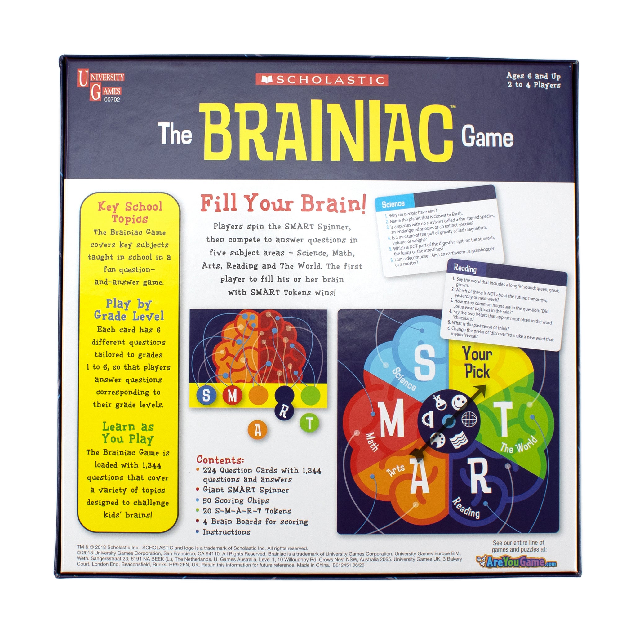 Scholastic - The Brainiac Game | Kids Games | AreYouGame