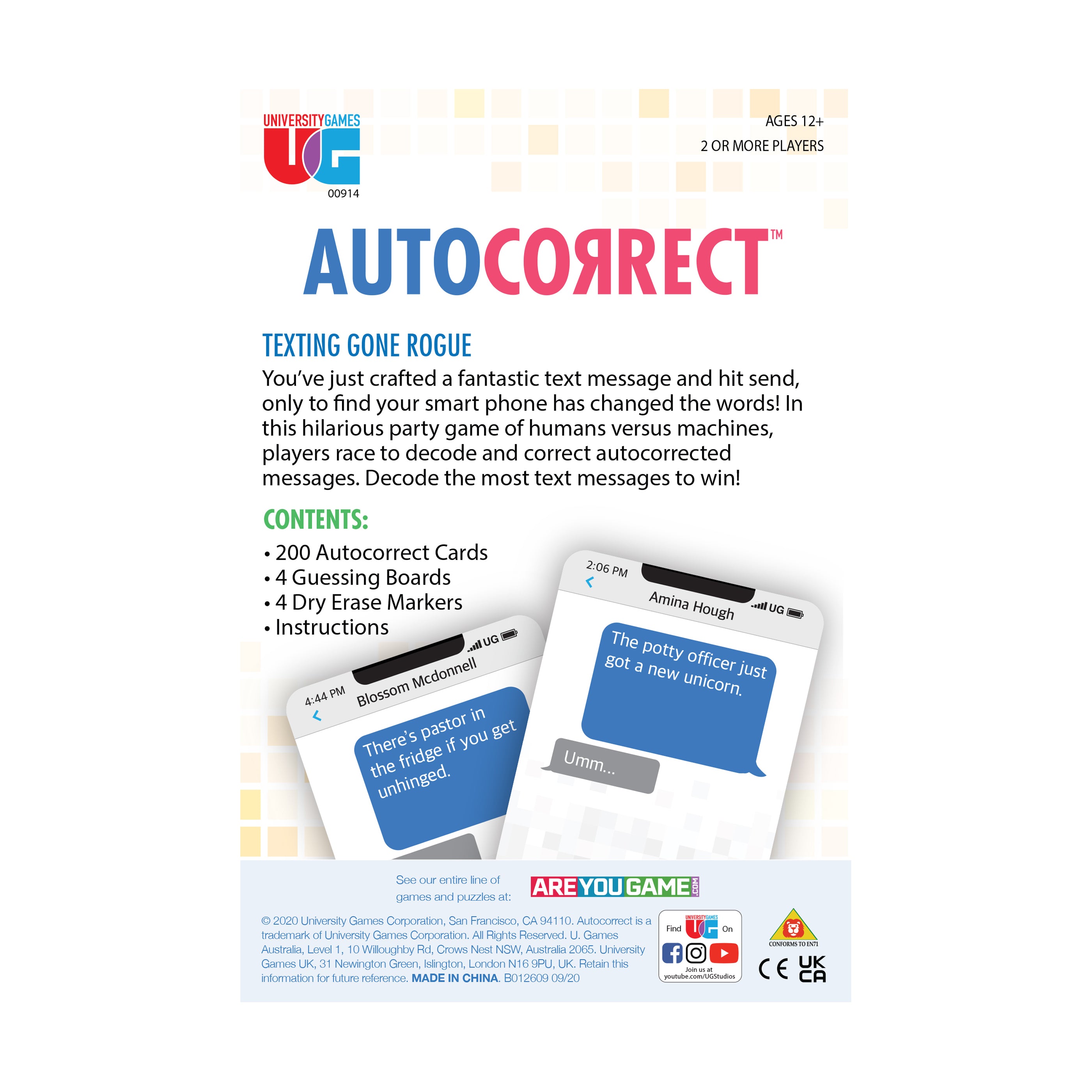 Autocorrect Game | Adult Party Games | AreYouGame – AreYouGame.com