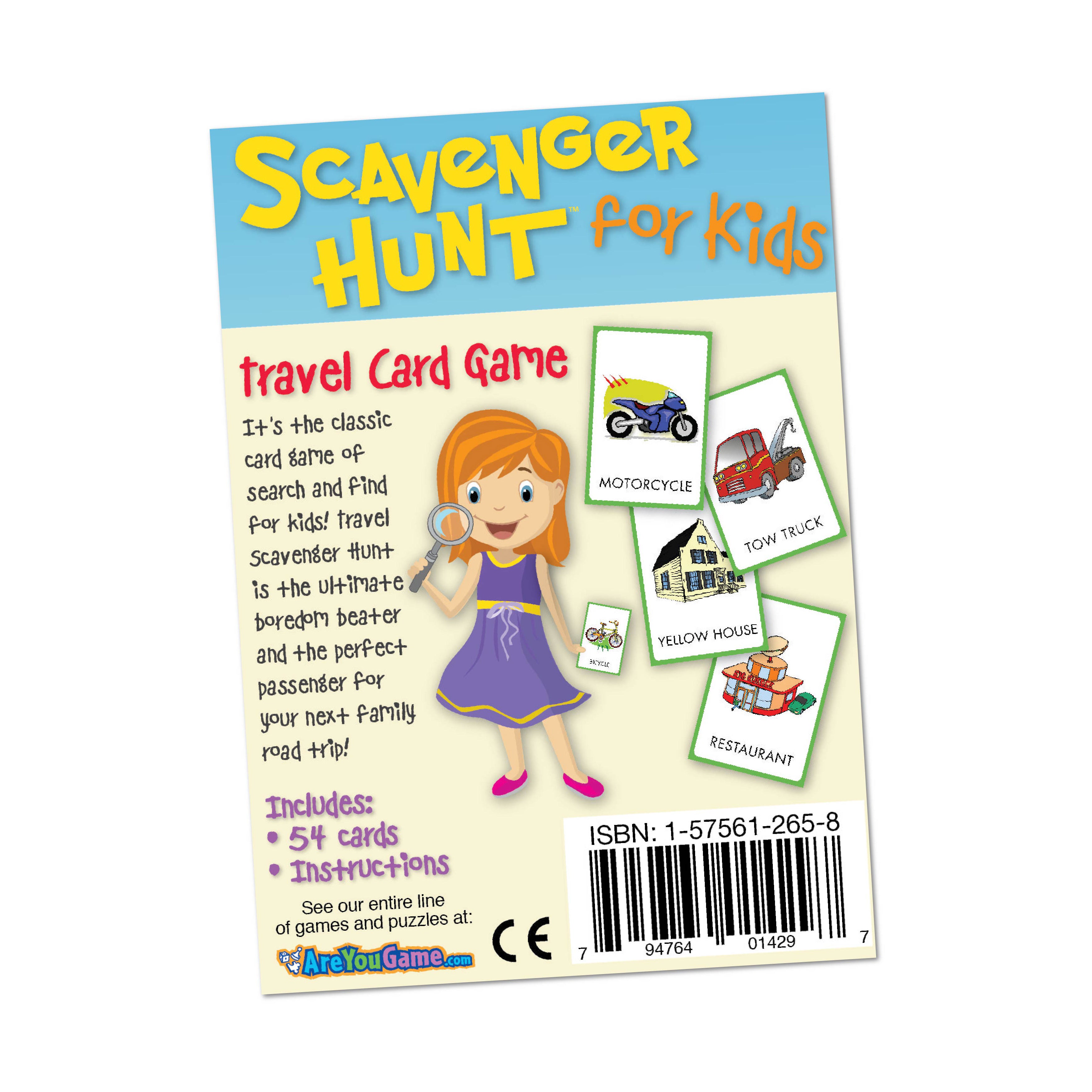 Briarpatch Travel Scavenger Hunt Card Game for Kids, Activities for Family  Vacations, Road Trips and Car Rides, Ages 7 and Up