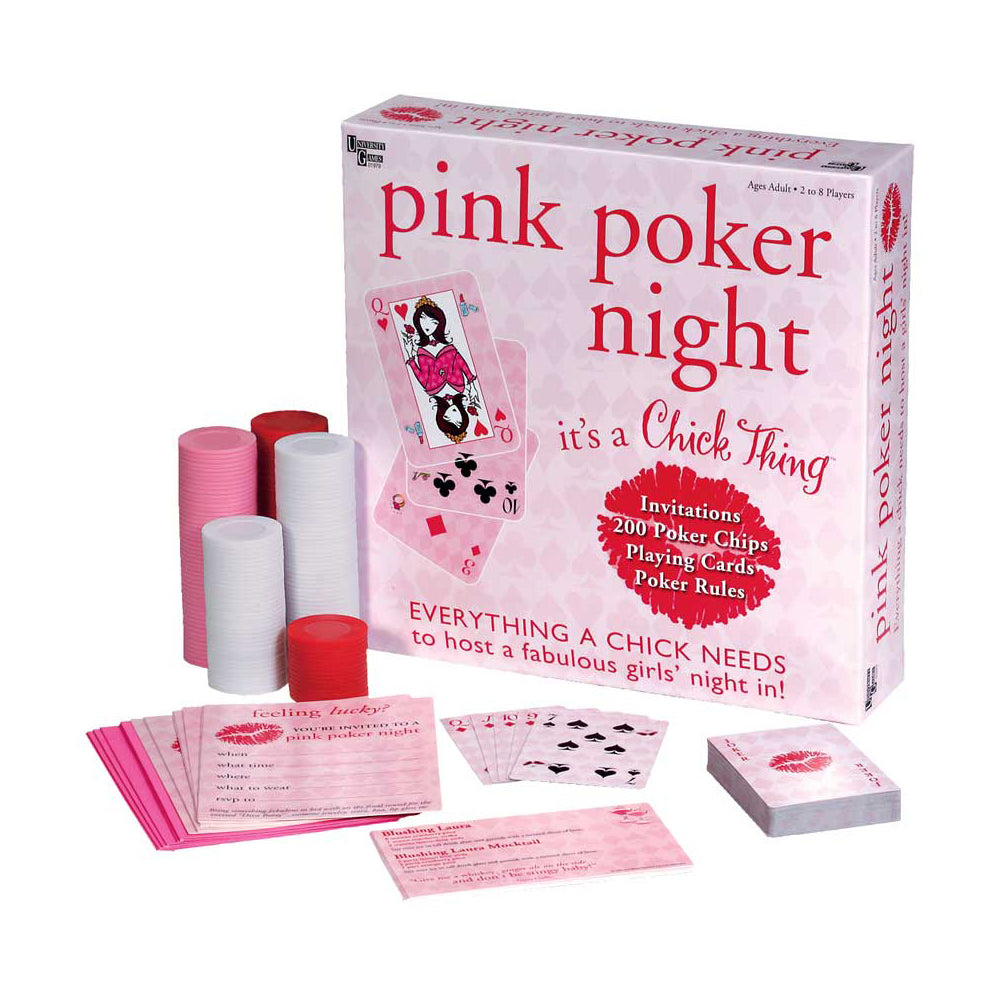 University Games Pink Poker Night